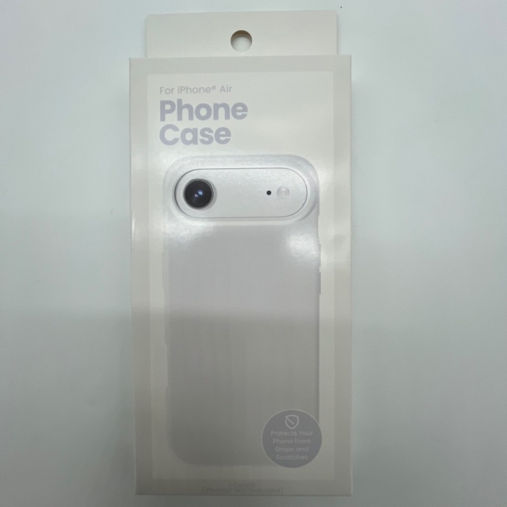 Chug Inc iPhone Air Phone Case Clear Slim TPU Wireless Charging Compatible